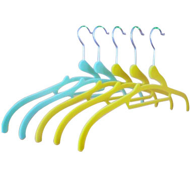 Personalized Flocked Suit Hangers with Tie Bar
