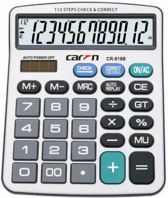 check calculator CR-618B
