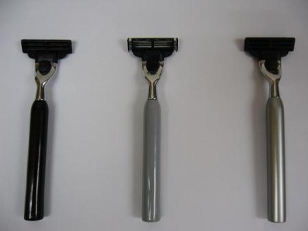 Shaving razor handle connector
