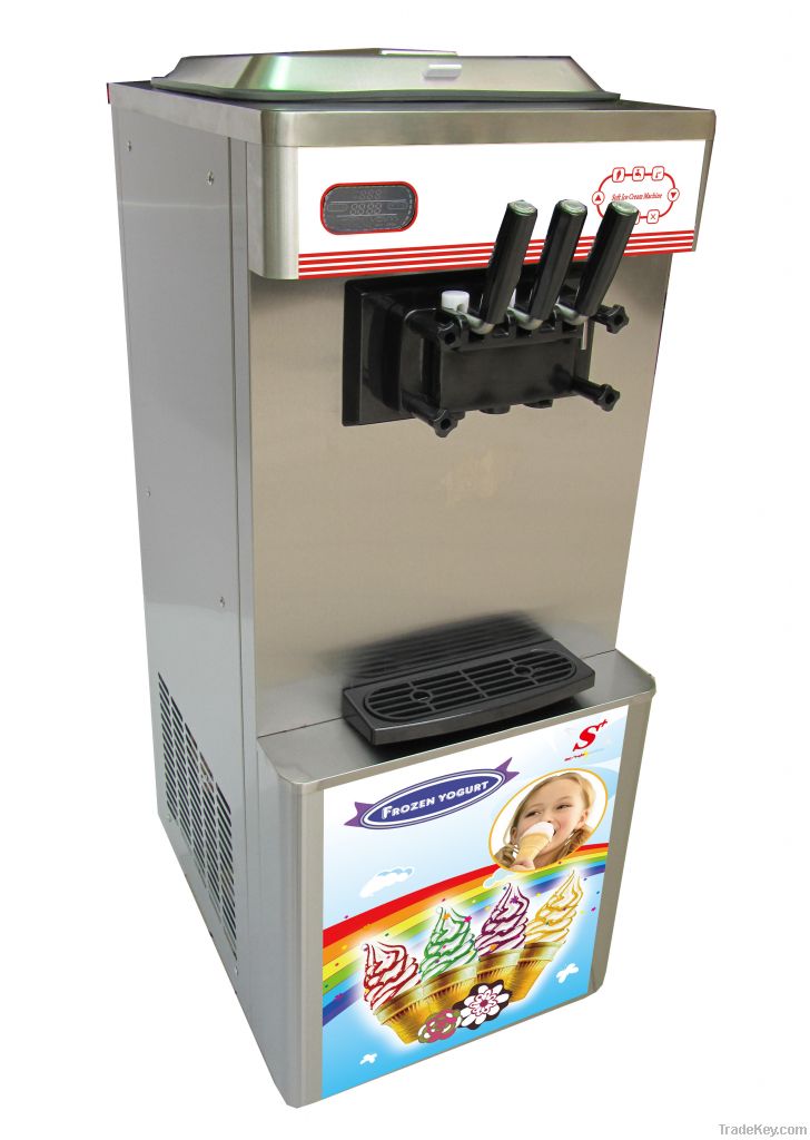 2+1 mixed flavors Soft ice cream machine