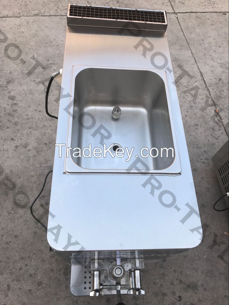 Automatic commercial portable soft ice cream machine