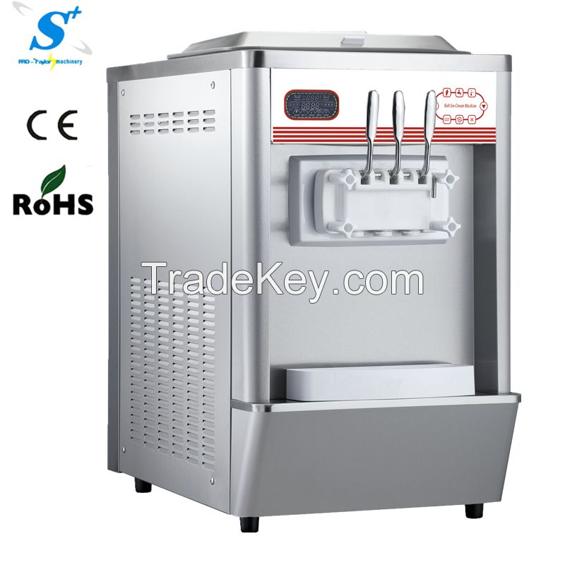 2+1mixed flavors commercial table commercial frozen yogurt machine