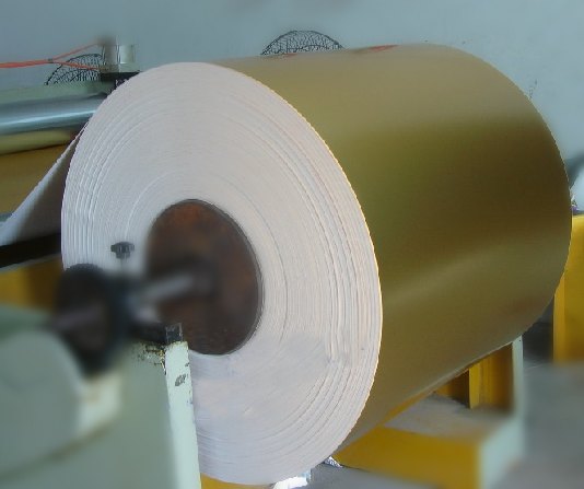 gold metalized paper