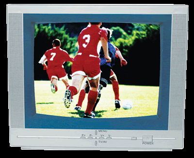 use 14inch mini color TV,watch super world cup!