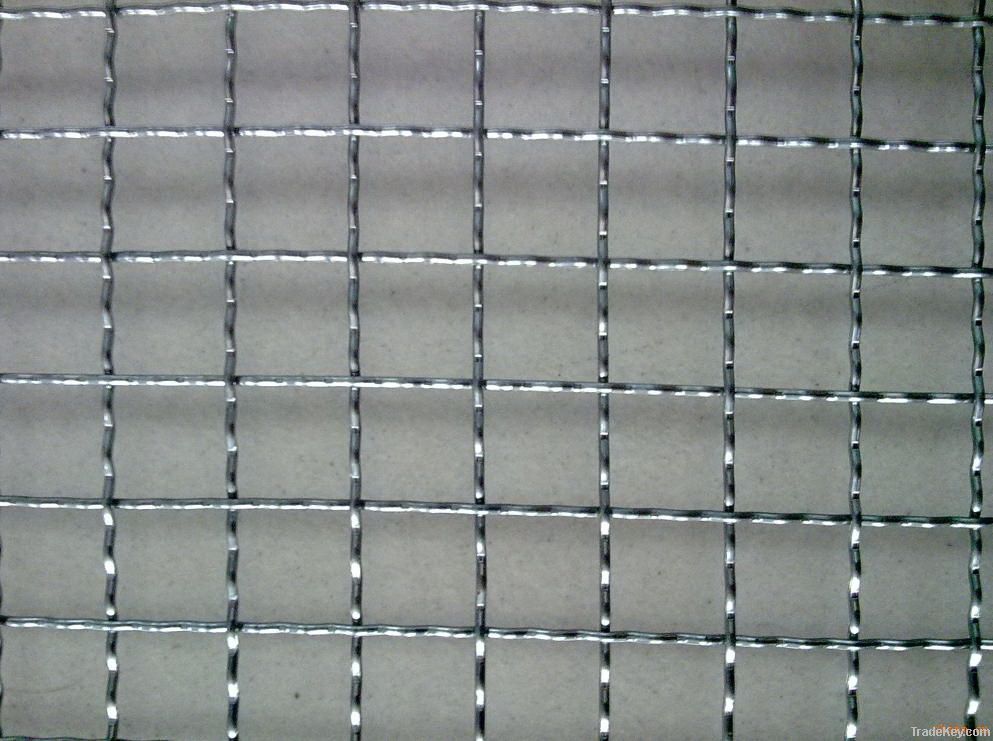 Crimped wire mesh