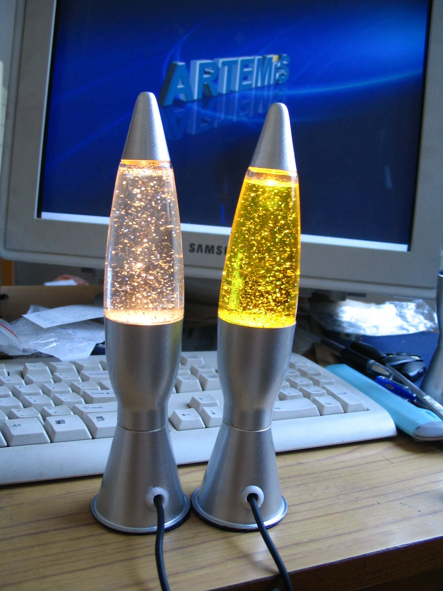 USB Glitter Lamp
