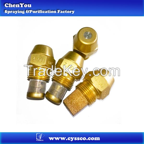 brass fuel oil burner spray nozzles