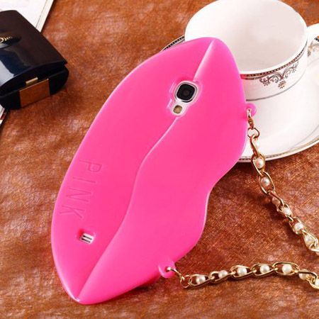 Katy Perry Pink lips Silicone Case for Samsung Galaxy S5