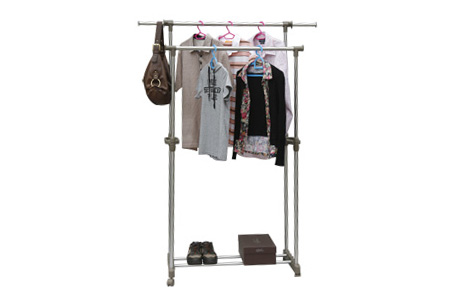 Fashionable double bars clothes dryer