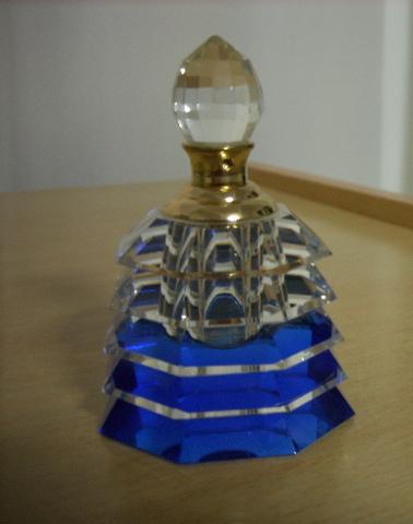 Crystal perfume bottles