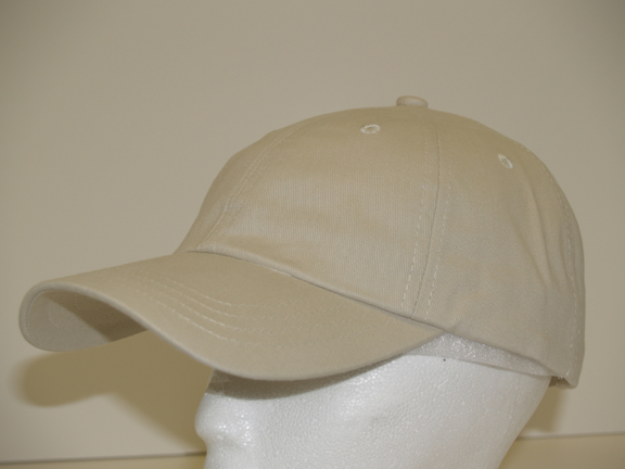 hat, 100% cotton brushed twill, 6-panel