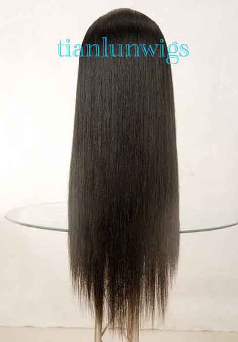 100% Indian remy human hair lace wigs.100% handtied