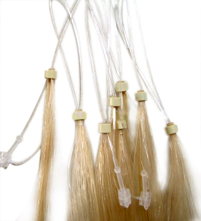 Ring loop hair extension