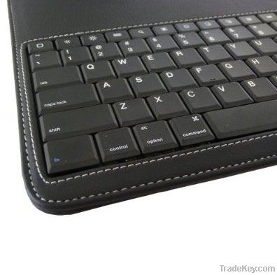 Ipad2 Smart Cover With Bluetooth Keyboard - Polyurethane - Black