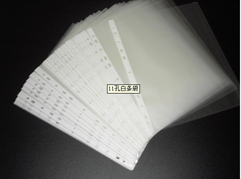 A4 antistatic PP sheet protector，ESD punched pocket，clear pocket