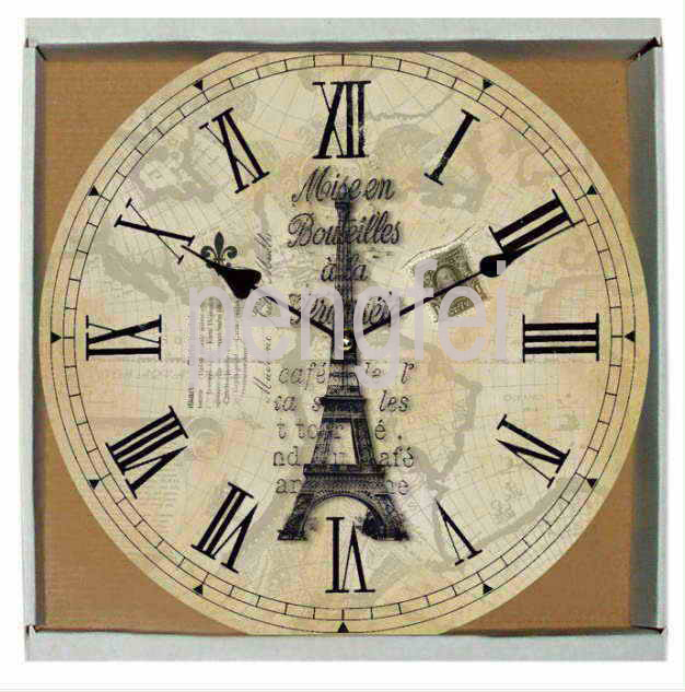 decorative wood clock