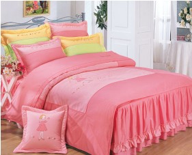 Product Name: (beautiful girl) posted embroidered cotton bedspread in