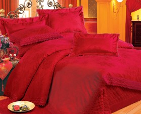 (eternal love) cotton jacquard bedspread in seven