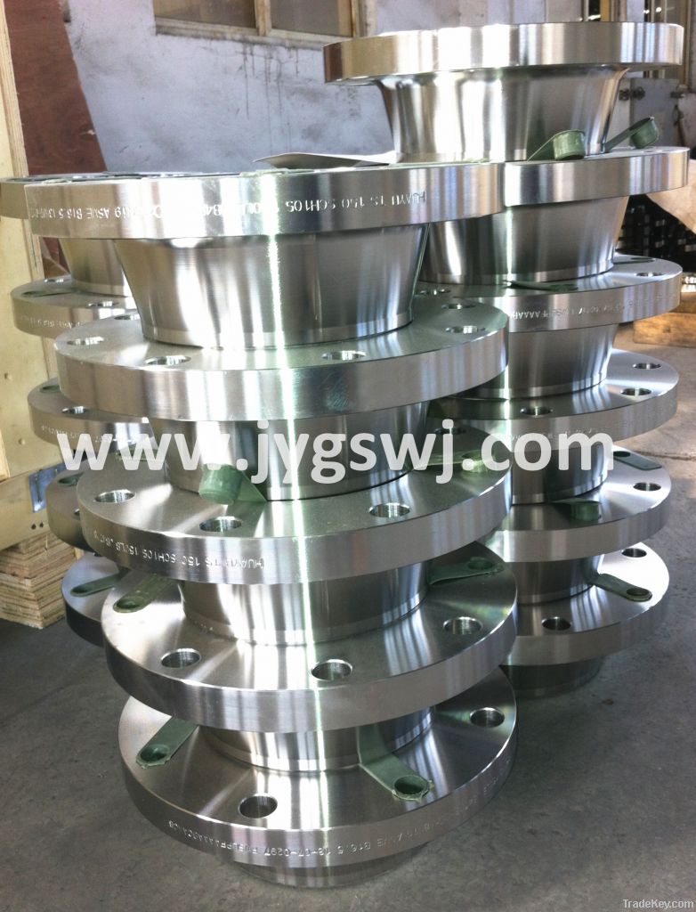 ANSI B16.5 forged stainless steel weld neck  flange