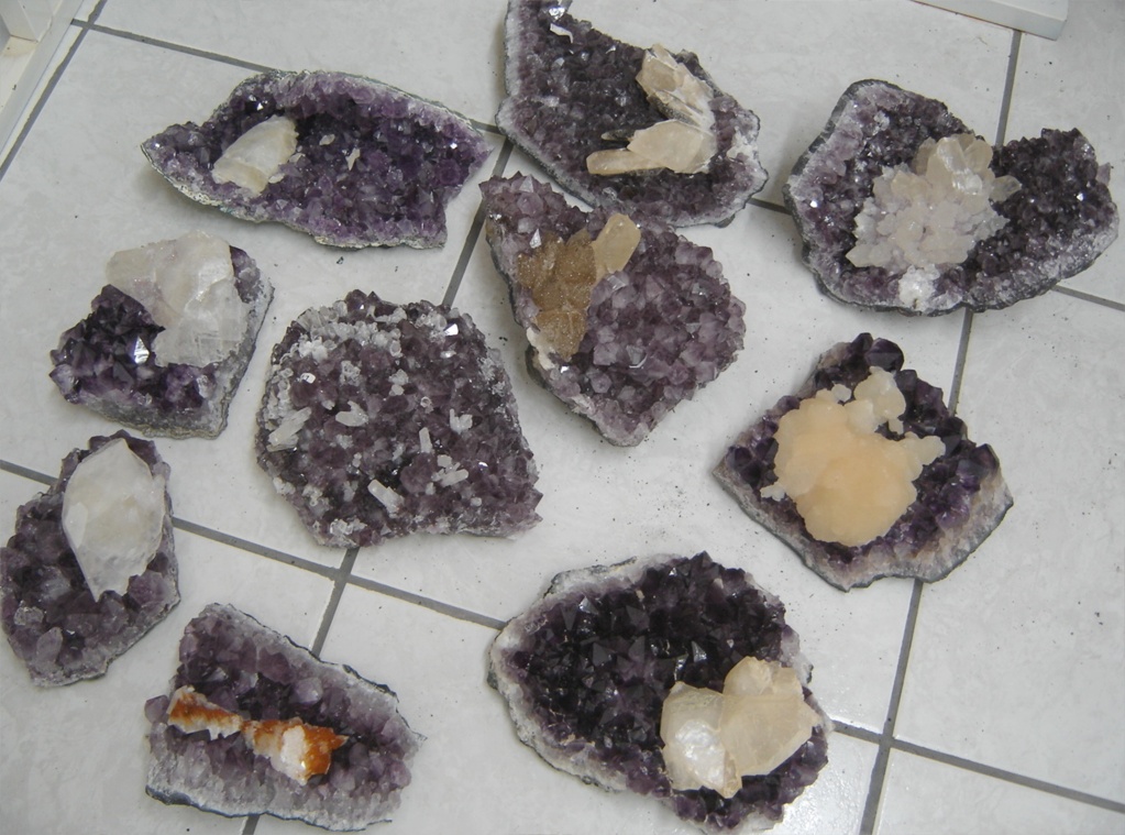 Amethyst Citrine Specimens