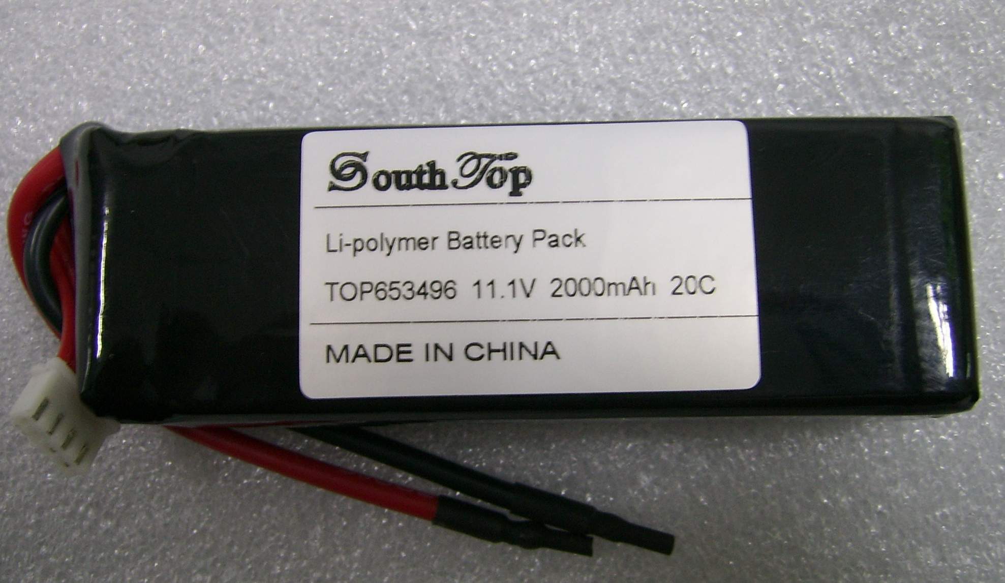 SouthTop 11.1V, 2000mAh, 18C Li Poly battery pack