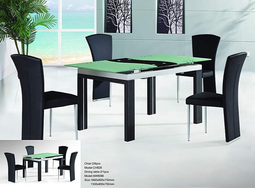 Extendable Glass Dining Table AW8092