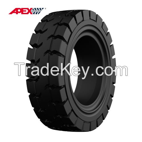 Solid Aerial Work Platform Tires For (8, 9, 12, 15, 16, 18, 20, 24 Inches)