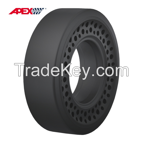 Solid Skid Steer Tires For (12, 15, 16, 18, 20, 24, 25 Inches)