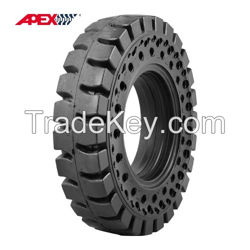 Solid Aerial Work Platform Tires For (8, 9, 12, 15, 16, 18, 20, 24 Inches)