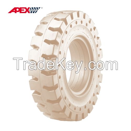 Solid Forklift Tires For (5, 8, 9, 10, 12, 15, 16, 20, 24, 25 Inches)