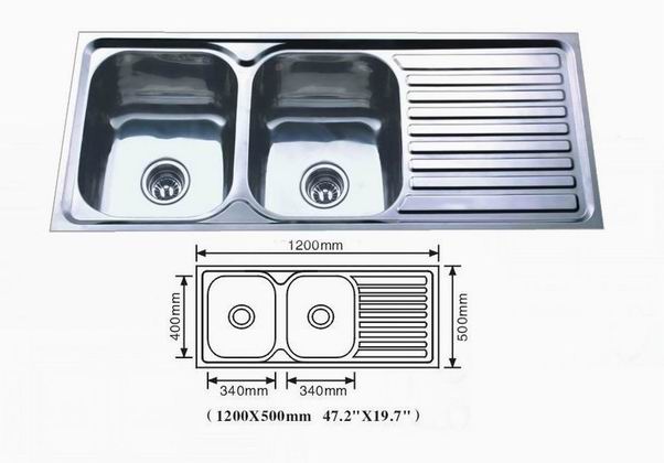 stainless steel sink (AP1250A)