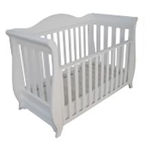 White baby furniture wooden baby cribs OEM