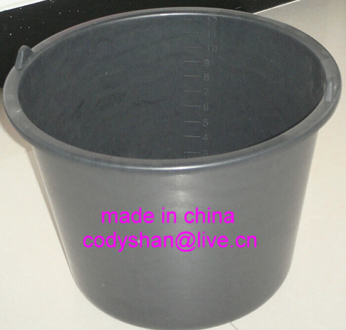 plastic  bucket for construction