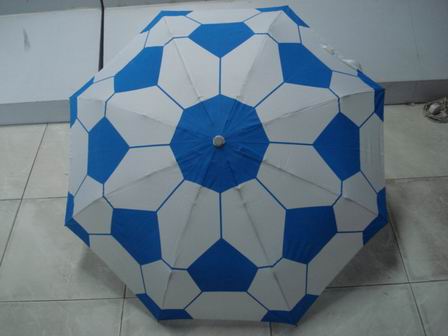 3 folding umbrella with football imagine