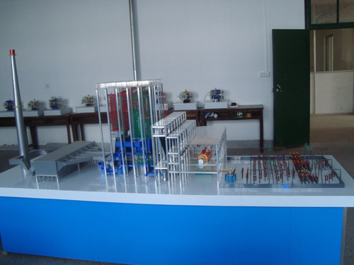 Educational 600MW thermal power plant model