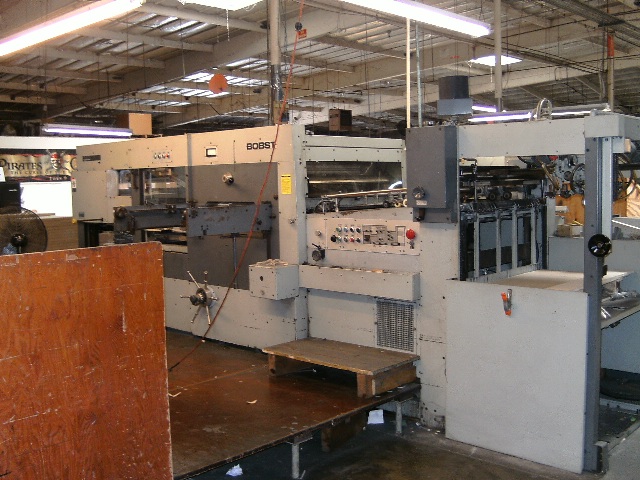 Bobst SP102E Die Cutter with Stripping