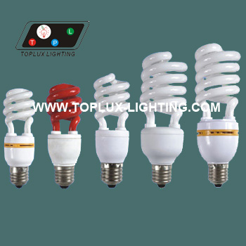 Spiral energy saving lamps