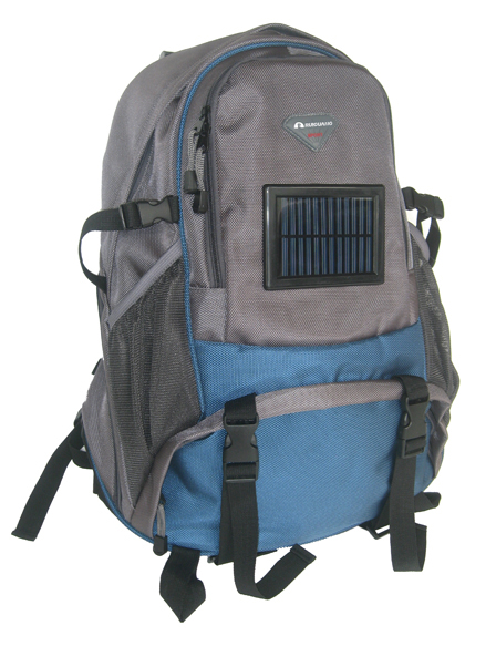 Solar backpack for mountaineering