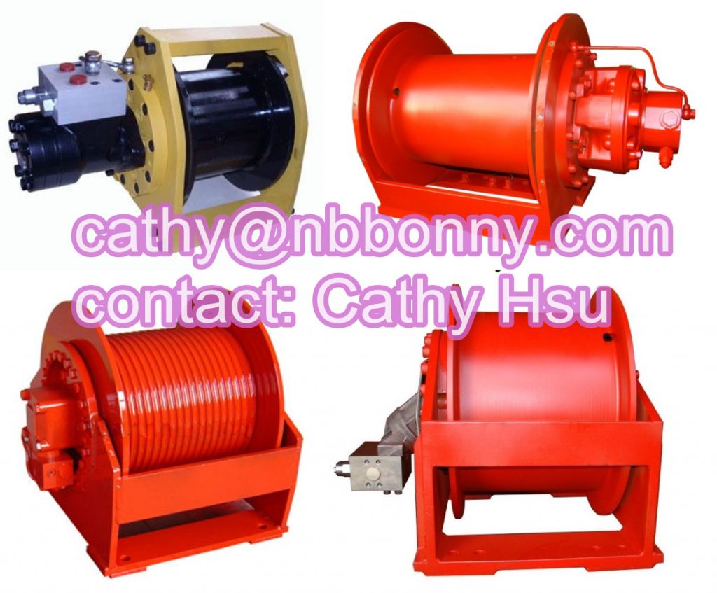 hydraulic winch for crane, drilling rig