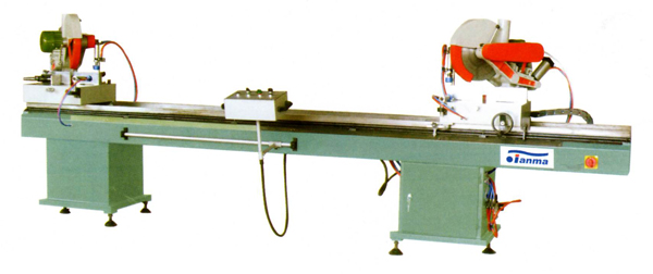 Double Mitre Saw for Aluminum and PVC Profile of window machine