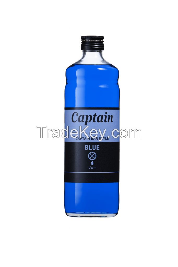 Captain Brand Blue Syrup / กัปตัน ไซรัป กลิ่นบลู