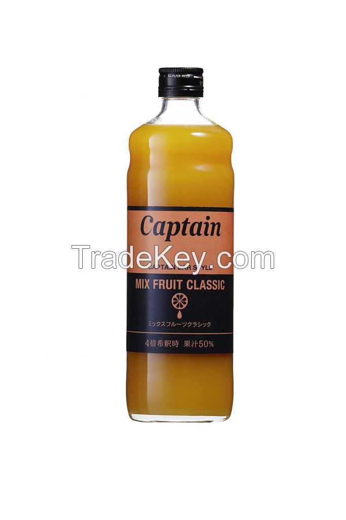 Captain Brand Mix Fruit Syrup / กัปตัน ไซรัป รสผลไม้รวม