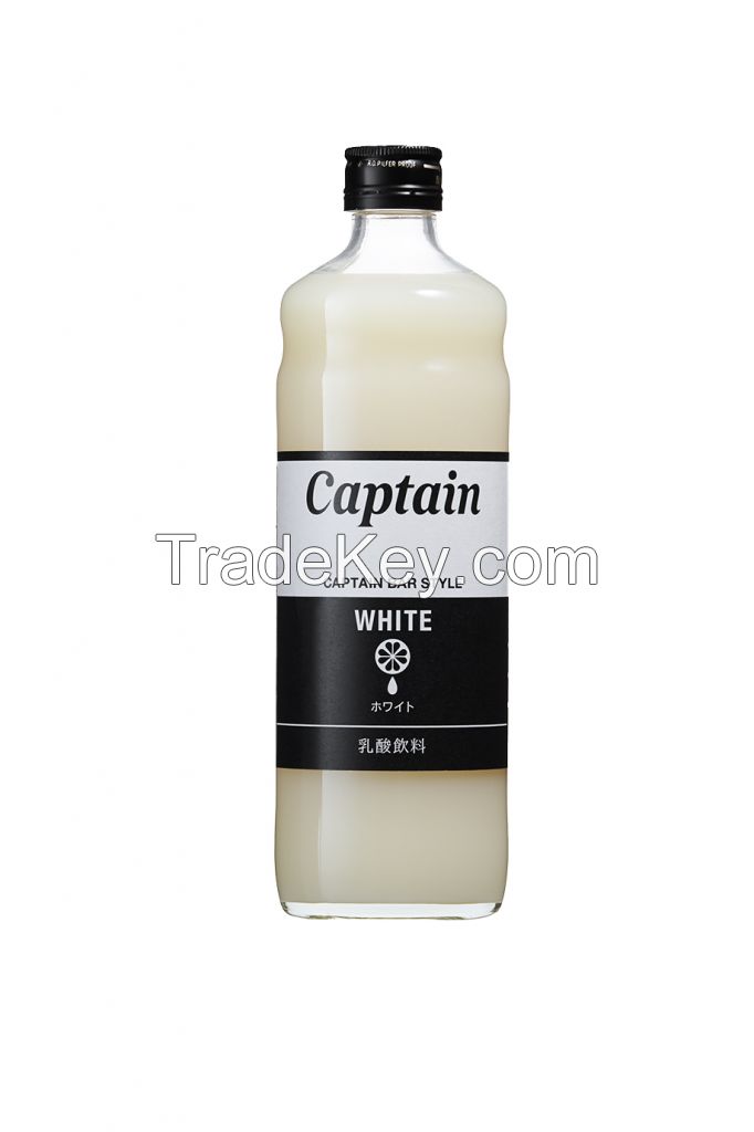 Captain Brand White Syrup / กัปตัน ไซรัป รสนมเปรี้ยว