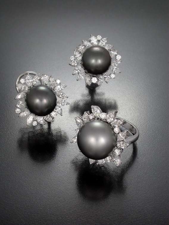 Pearl - Earrings & Ring