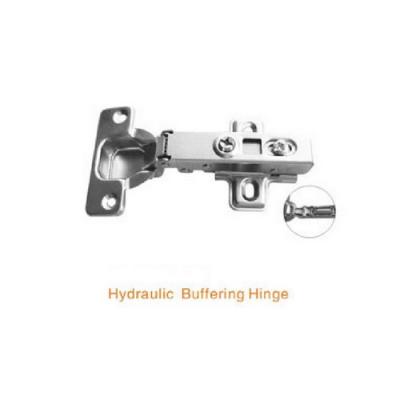 Hydraulic buffering hinge