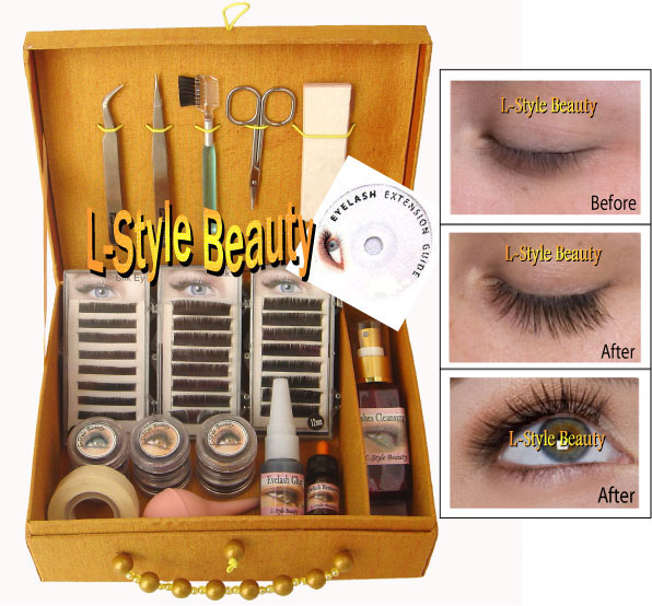 Silk Eyelash Extensions Kit +VCD training