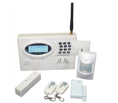 Quad band GSM Alarm System with LCD display and keypad