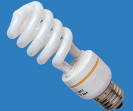 energy saving lamp (half spiral)