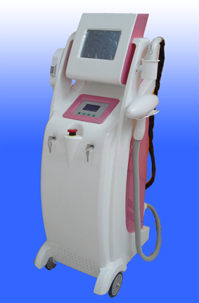 RF, E-light ( RF+IPL), ND-YAG laser multifunction beauty equipment