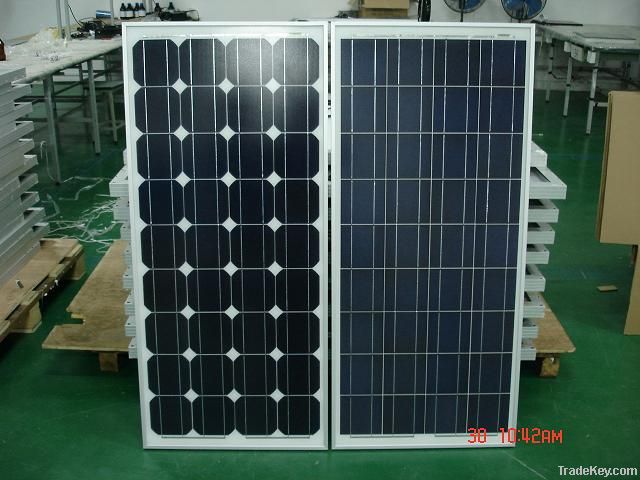 80W mono or poly solar panels